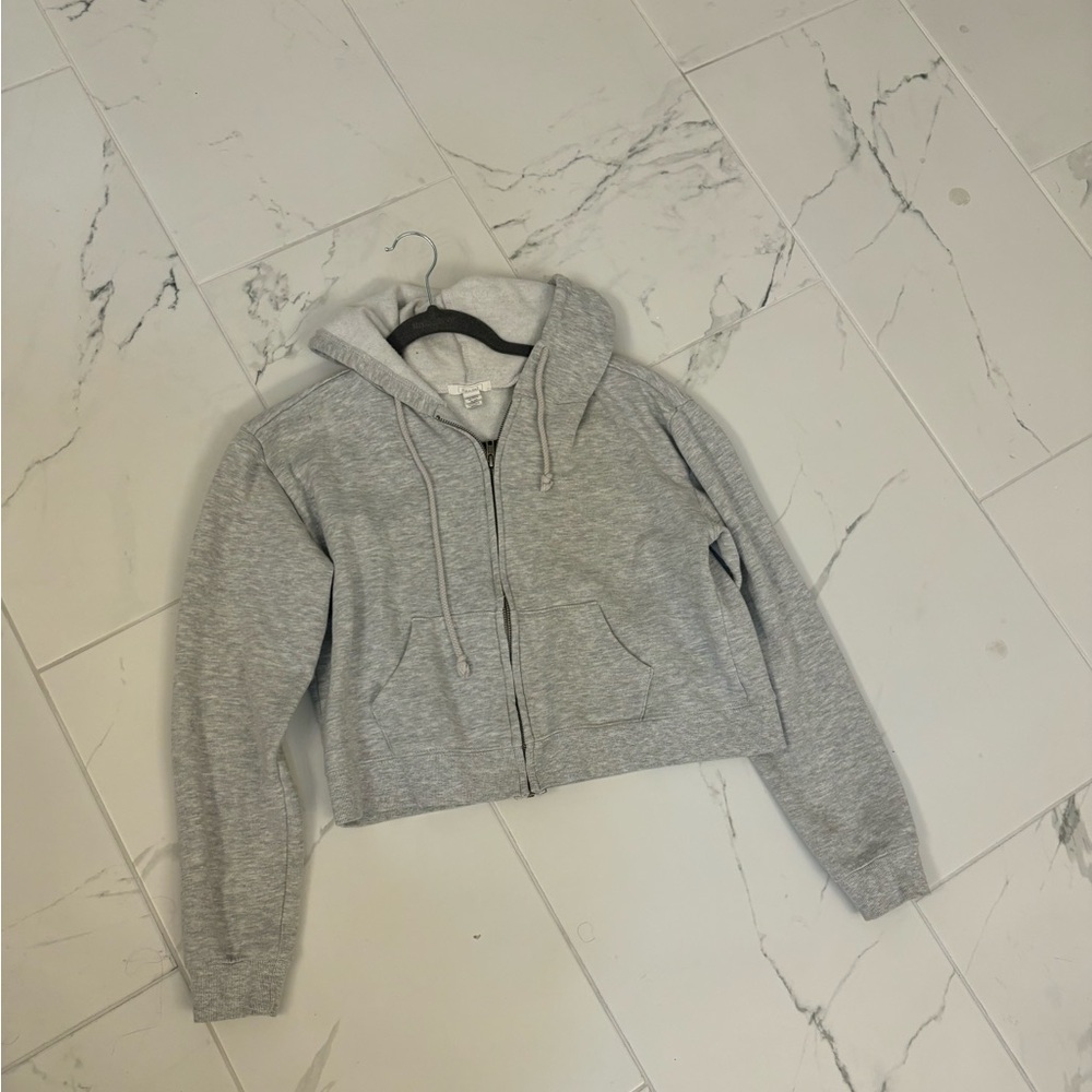 Full Tilt cropped zip up